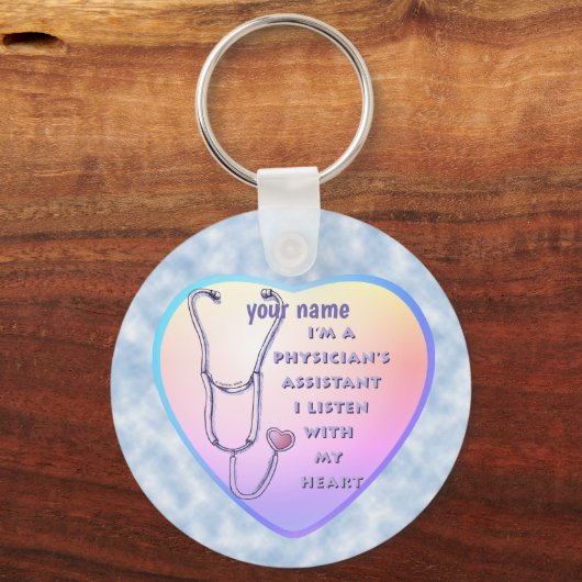 Assistent arts Heart Sleutelhanger (Voorkant)