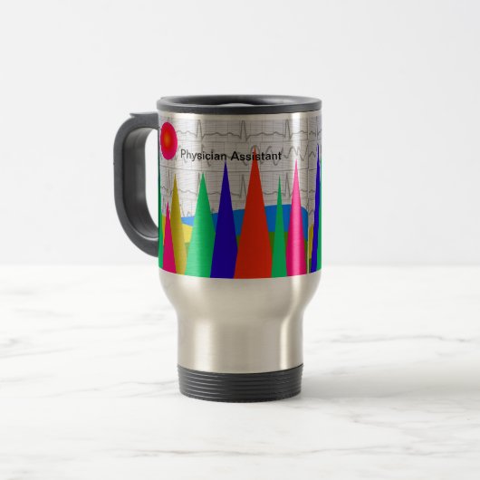 Assistent-arts Travel Mug Artsy Reisbeker (Voorkant links)