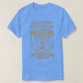 Assistent-bewaarder We doen een Precision-object v T-shirt (Design voorkant)