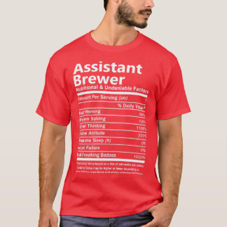 Assistent-boerenvoeding en onmiskenbare factor t-shirt