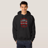 Assistent-brandweercommandant die op de fiets rijd hoodie (Voorkant volledig)
