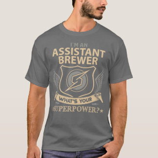 Assistent Brewer Superpower-object met taakverdeli T-shirt