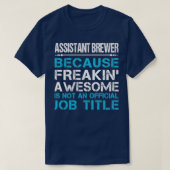 Assistent-brouwerij die Geweldige object met taako T-shirt (Design voorkant)