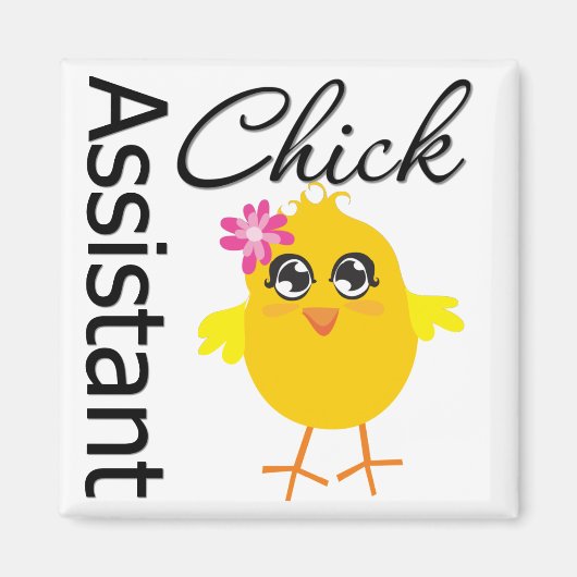 Assistent Chick Magneet (Voorkant)