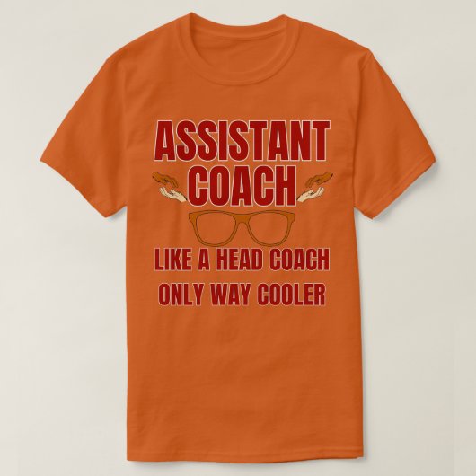 Assistent-coach 4 t-shirt (Design voorkant)
