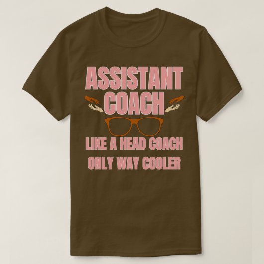 Assistent-coach 5 t-shirt (Design voorkant)