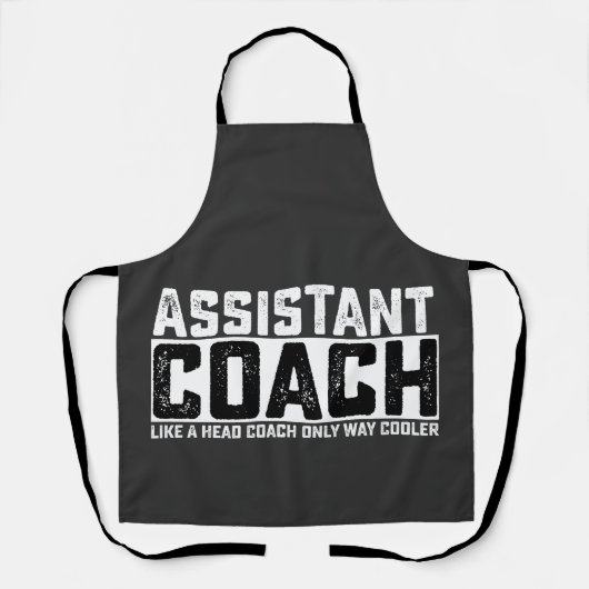Assistent-Coach Als Een Hoofdcoach Alleen Maar Vee Schort (Voorkant)