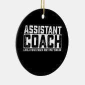 Assistent-coach als hoofdcoach alleen als koeler keramisch ornament (Rechts)