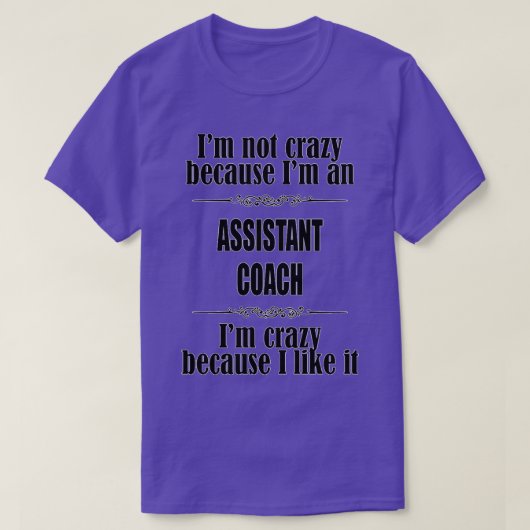 Assistent Coach Classic TShirt (Design voorkant)