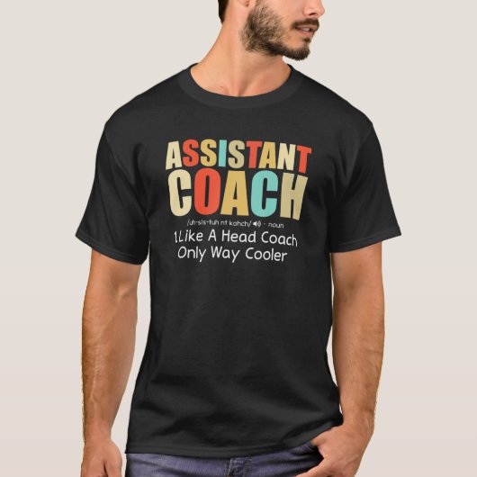 Assistent Coach Definitie Professionele Coaches VI T-shirt (Voorkant)