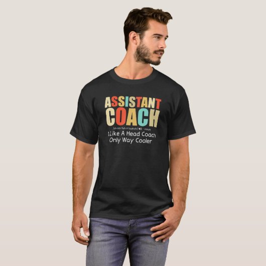 Assistent Coach Definitie Professionele Coaches VI T-shirt (Voorkant volledig)