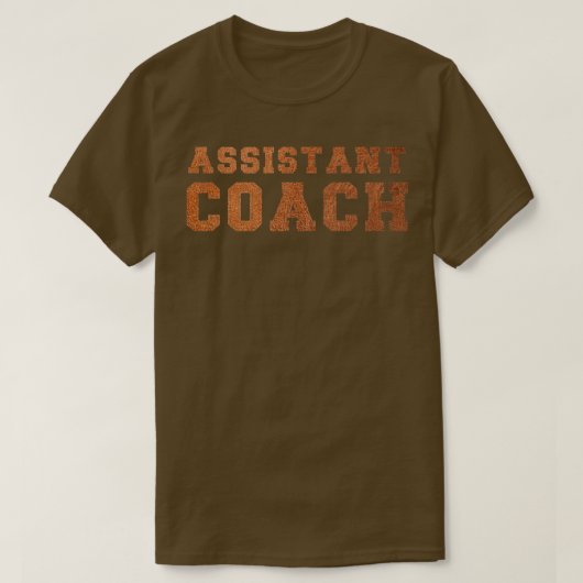 Assistent Coach Funny Sports Coaching T-shirt (Design voorkant)