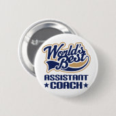 Assistent Coach Gift Ronde Button 5,7 Cm (Voorkant /achterkant)