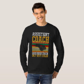 Assistent Coach Softball Sport Coaching Fu T-shirt (Voorkant volledig)