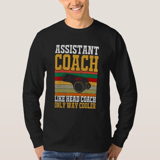 Assistent Coach Softball Sport Coaching Fu T-shirt (Voorkant)