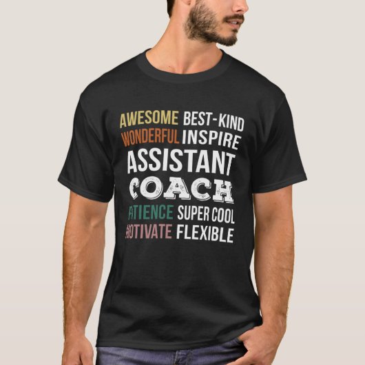 Assistent Coach Waardering T-shirt (Voorkant)