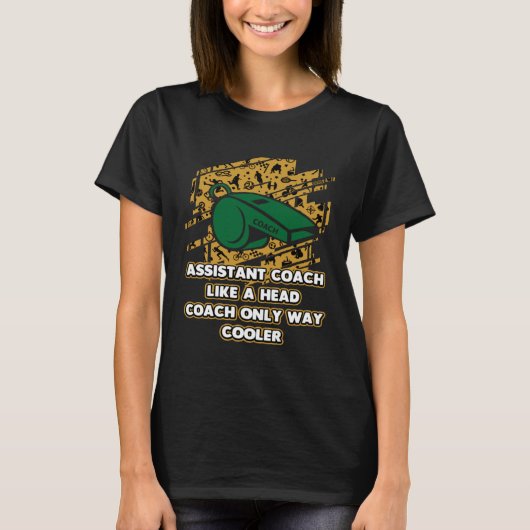 Assistent Coach Way Coaching Humor Mentor T-shirt (Voorkant)