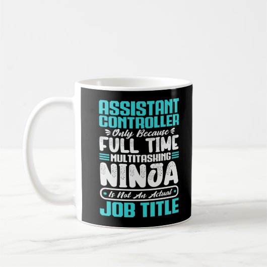 Assistent Controller Multitasker Taak Titel Vaardi Koffiemok (Links)