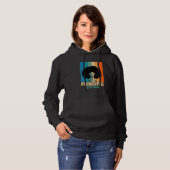 Assistent-directeur Afro-werktitel Schoolwerker V Hoodie (Voorkant volledig)