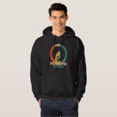 Assistent-directeur Afro-werktitel Schoolwerker V Hoodie (Voorkant volledig)