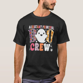 Assistent-directeur Boo Crew Grappige Geest Hallow T-shirt