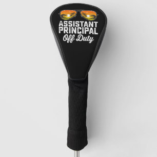 Assistent-directeur buiten dienst laatste schoolda golfheadcover