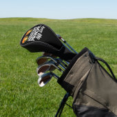 Assistent-directeur buiten dienst laatste schoolda golfheadcover (Insitu)