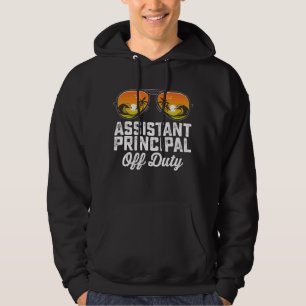 Assistent-directeur buiten dienst laatste schoolda hoodie
