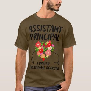 Assistent-directeur cadeaus schoolhoofd 18 t-shirt