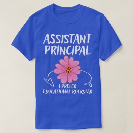 Assistent-directeur cadeaus schoolhoofd 21 t-shirt (Design voorkant)