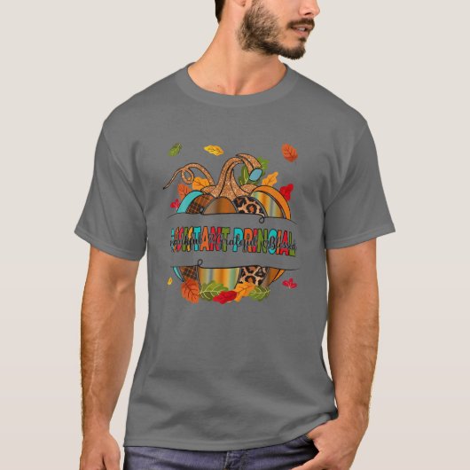 Assistent-directeur dankbaar gebundelde pomp t-shirt (Voorkant)