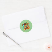 Assistent-directeur dankjewel grateful Blessed Aut Ronde Sticker (Envelop)