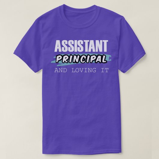 assistent-directeur en liefhebber van school P T-shirt (Design voorkant)