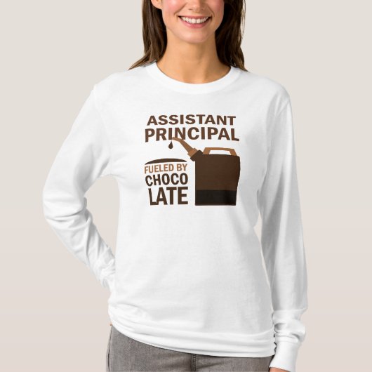 Assistent-directeur (Funny) Chocolade T-shirt (Voorkant)