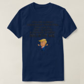 Assistent-directeur Funny Trump T-shirt (Design voorkant)