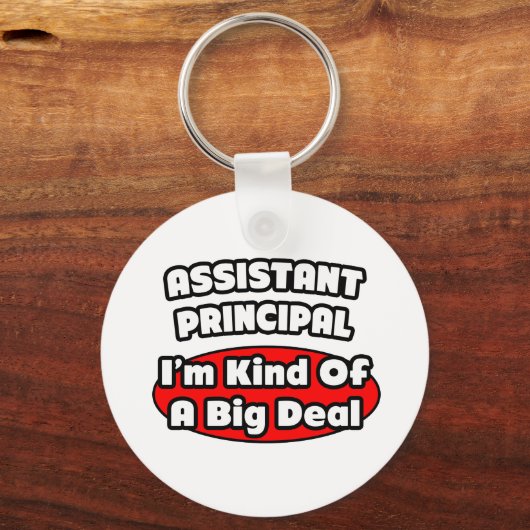 Assistent-directeur... grote deal sleutelhanger (Voorkant)