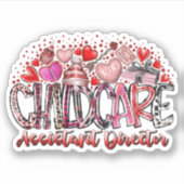 Assistent-directeur kinderopvang sticker (Voorkant)