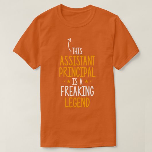 Assistent-directeur Legend T-shirt (Design voorkant)