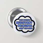 Assistent-directeur.. Livin' The Dream Ronde Button 5,7 Cm (Voorkant /achterkant)