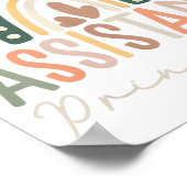 Assistent-directeur Rainbow Funny Functie Poster (Hoek)