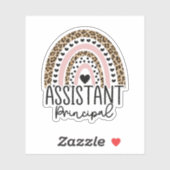 Assistent-directeur regenboog, hoofdgeschenken sticker (Vel)