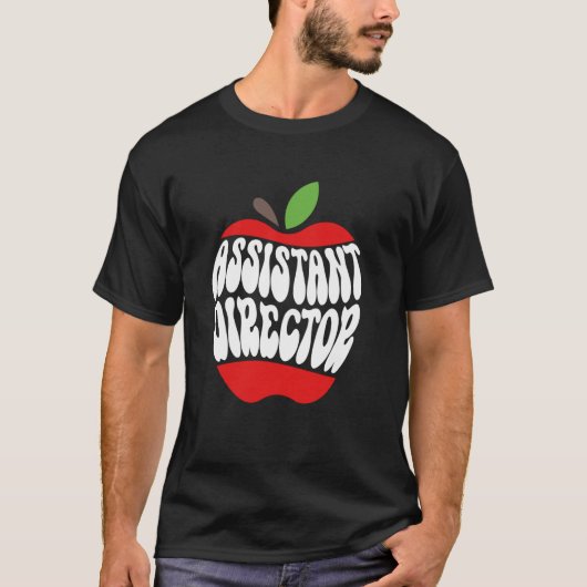 Assistent-directeur school administratief assisten t-shirt (Voorkant)