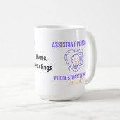 Assistent-directeur Strategie Ontmoet Hart Design Koffiemok (Voorkant rechts)