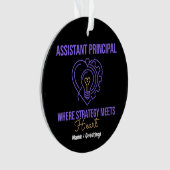 Assistent-directeur Strategie Ontmoet Hart Design Ornament (voorkant)