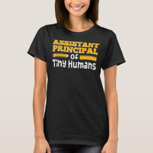 Assistent-directeur van Tiny Humans Funny Vice Pri T-shirt
