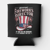 Assistent-directeur vuurwerk VS Onafhankelijkheids Blikjeskoeler (Voorkant)