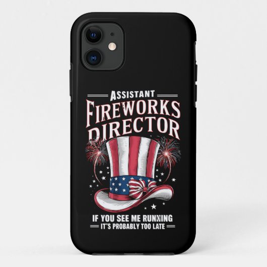 Assistent-directeur vuurwerk VS Onafhankelijkheids Case-Mate iPhone Case (Achterkant)