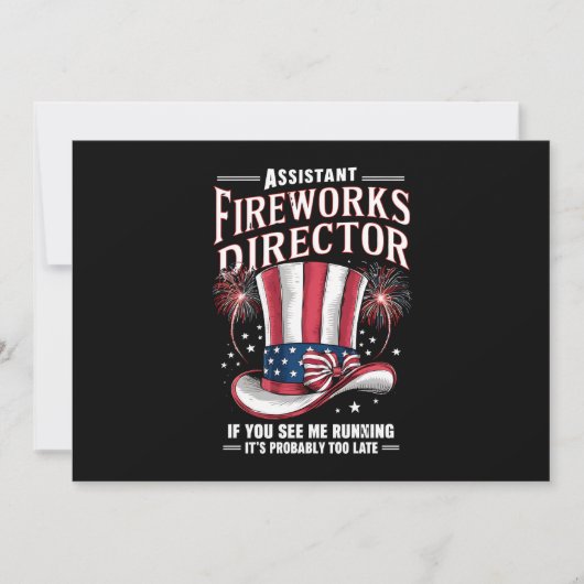 Assistent-directeur vuurwerk VS Onafhankelijkheids Kaart (Voorkant)
