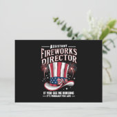 Assistent-directeur vuurwerk VS Onafhankelijkheids Kaart (Staand voorkant)