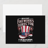 Assistent-directeur vuurwerk VS Onafhankelijkheids Kaart (Voorkant / Achterkant)